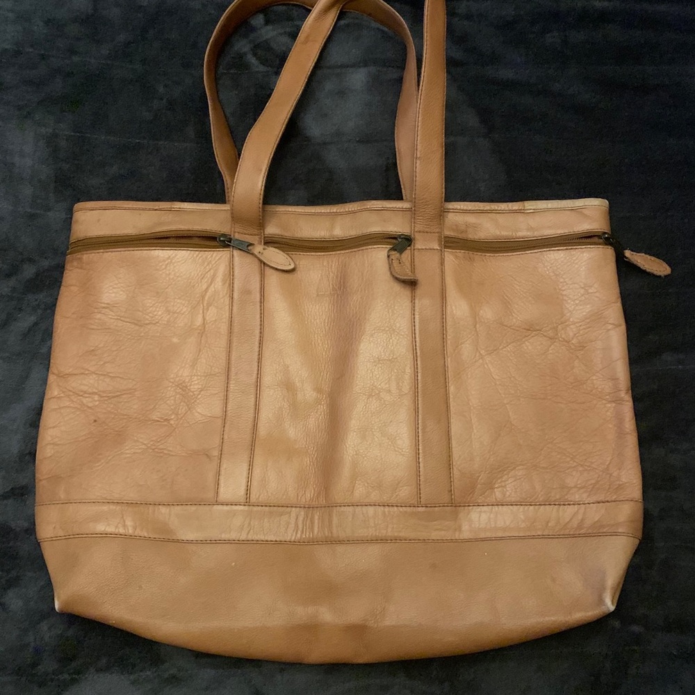 ASID Leather Tote Bag